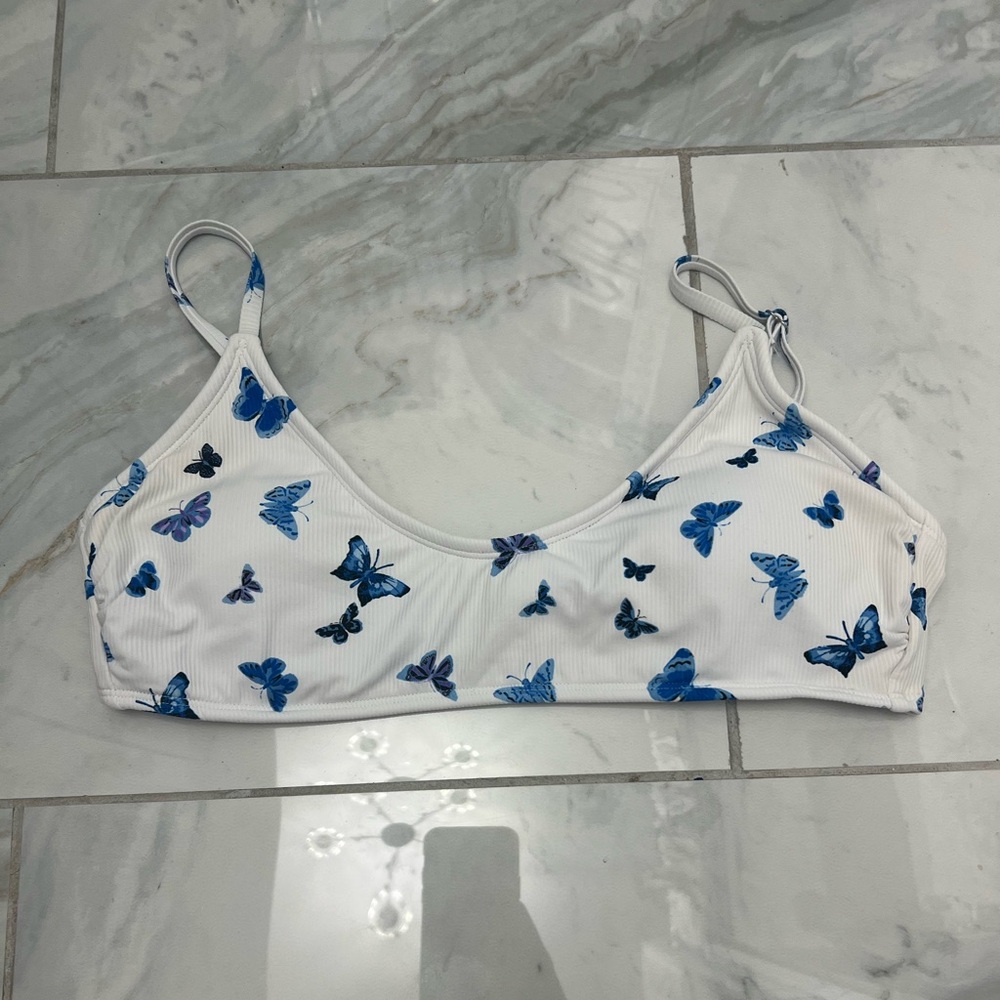 🦋 blue butterfly bikini top 🦋
